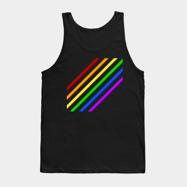 Rainbow Stripes Tank Top by SJAdventures